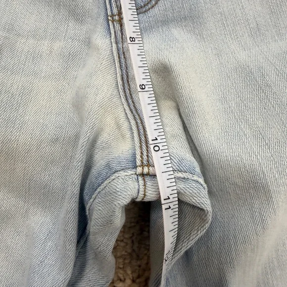 FRAME Le Crop Mini Boot‎ Jeans Women Light Wash Blue Flared Denim Cotton 31 - Picture 8 of 10